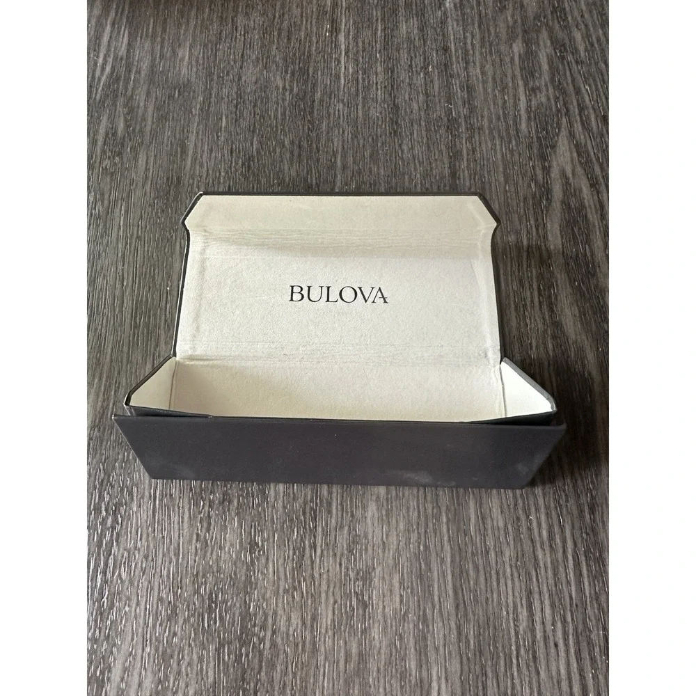 Bulova Eyeglasses, Frames Only, Hoodsport Black 55-17-145 Metal Frames With Case
